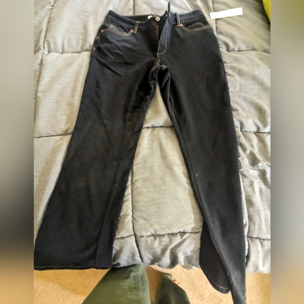 NWT Coldwater Creek Natural fit Black jeans Bootcut P12